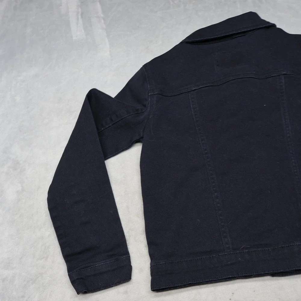 Levi's Jacket Kids Large 12/13 Dark Wash Denim Stretch Trucker Outerwear Classic
